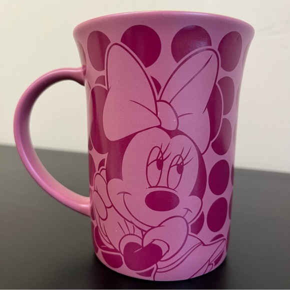 Disneyland Resort Disney Parks Minnie Mouse Pink Polka Dot Coffee Tea Mug - Picture 2 of 10